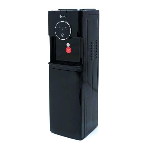 SPJ 3 Tap Bottom Loading Water Dispenser With Premium Design - Black (3 YRS WRNTY)