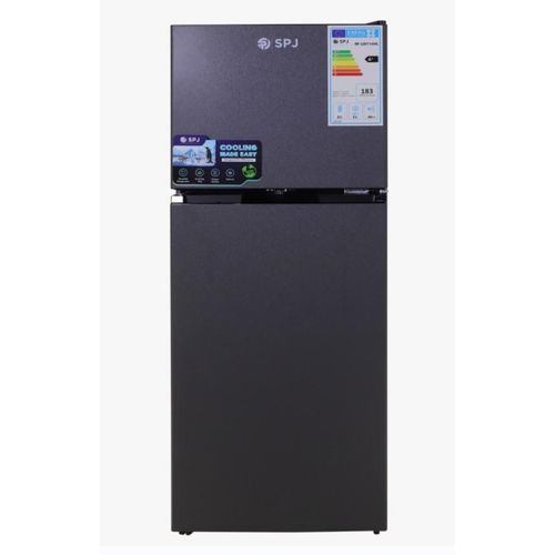 SPJ 149L Double Door Refrigerator / Fridge (RF-GRY149C) – Dark Grey