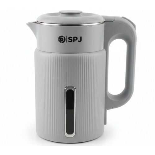 SPJ 1.8L Premium Stainless Steel Electric Kettle With Efficient Rapid-Boil Design - Grey