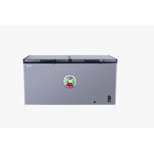 SPJ 660 Litres Hard Top Double Door Deep Freezer - Silver (3 YRS WRNTY)