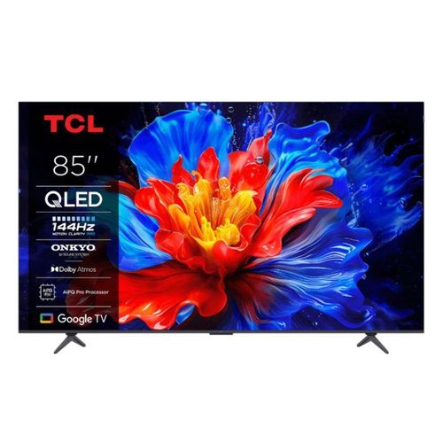 TCL 85" Inch P8K QLED 4K UHD Smart TV With Google TV - Black