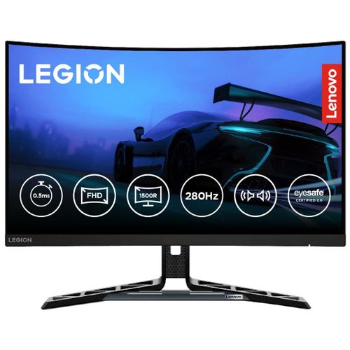 Lenovo Legion R27Fc-30 27 Inches Curved Screen -67B6Gac1Uk, Anti-Glare - Black