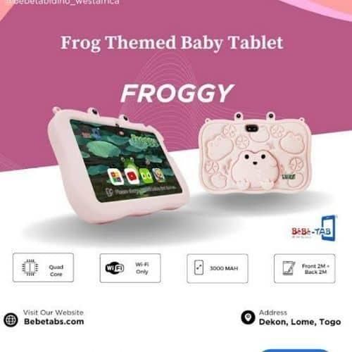 Bebe TAB Lububu / Frog 4 Kids Android Learning Tablet - 7" Display, 4GB RAM, 128GB Storage, Wi-Fi Only