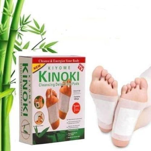 Kiyome Kinoki Cleansing Detox Foot Pads – 10 Pads for Body Cleanse & Energy Boost