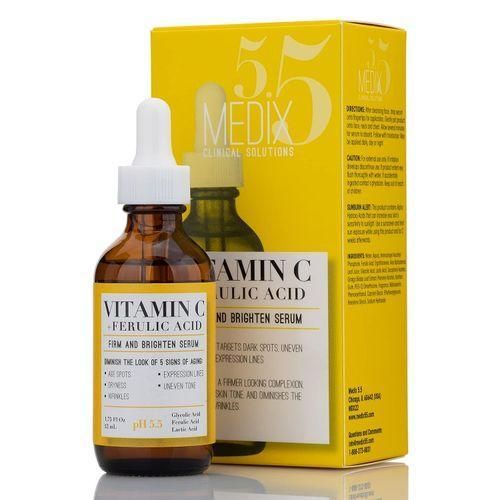 Medix5 5 Medix 5.5 VITAMIN C & GLYCOLIC ACID Firming & Brightening Facial Serum. Removes Wrinkles.