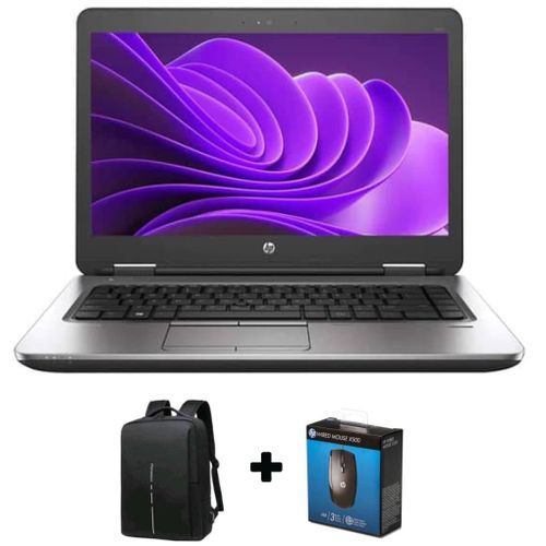 HP Refurbished probook 640 intel core i5 8GB RAM 500G HDD 14 inches. Grade A+ Black + Bag and Mouse (6months warranty)