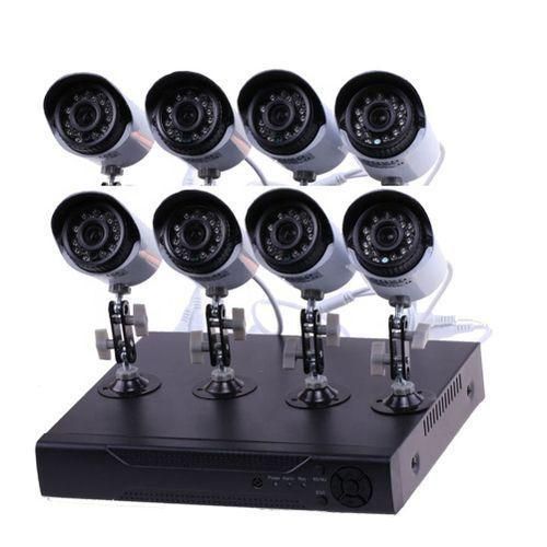 ADH 8-Channel High-Definition CCTV Security Camera System - Multicolor