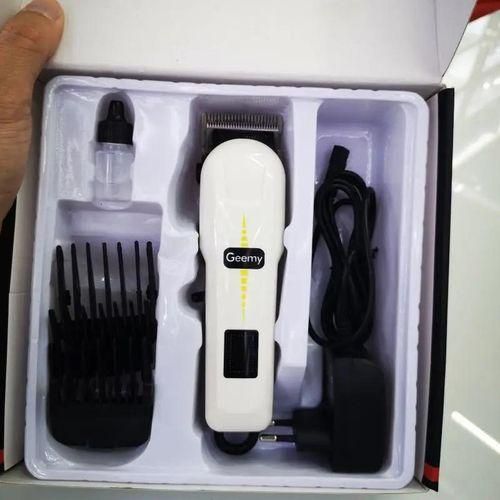 Cordless Rechargeable Shaving Machine With Battery Indicator Light - White