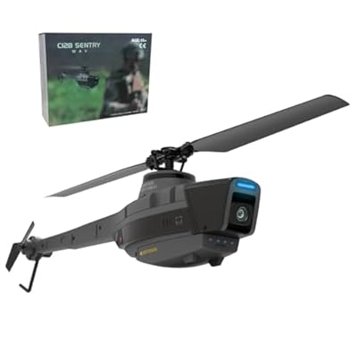 Remote Control Helicopter Model, 2.4G RC 4CH Aerial Vehicle Reconnaissance Military Aircraft Helicopter Drone