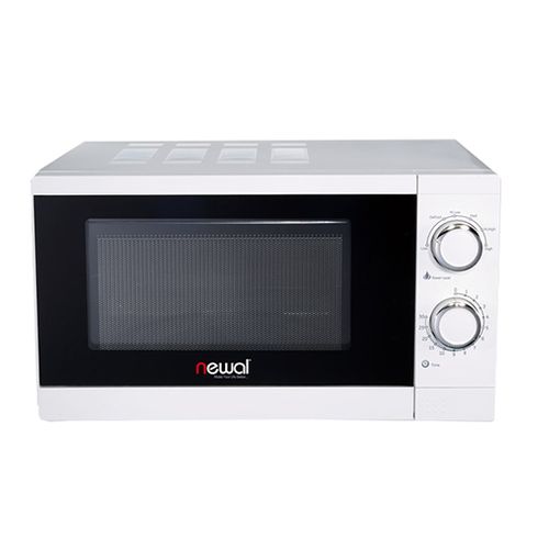 Newal Microwave Oven 20 Litres With A Mirror Door - Silver, White